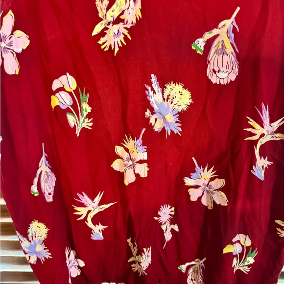 Madewell Floral Dress or Coverup- large - Picture 4 of 7